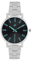 Fastrack s Analog Watch For Women| With Stainless Strap| Round Dial Watch| Water Resistant Watch| Silver Color Watch