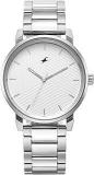 Fastrack Silver White Dial Analog Metal Watch For Men 3278Sm04