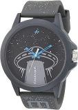 Fastrack Space Rover Quartz Analog Black Dial Silicone Strap Unisex Watch 38024PP52