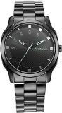 Fastrack Stunners 4.0 Analog Watch For Men, Stainless Steel, Black Dial, Black Strap