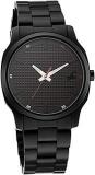 Fastrack Stunners Quartz Analog Black Dial Metal Strap Watch For Guys NR3255NM01