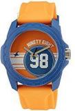 Fastrack Tees Analog Orange Dial Unisex Watch 38018PP02C