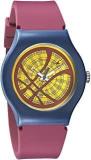 Fastrack Tees Analog Yellow Dial Unisex Adult Watch 9915PP98