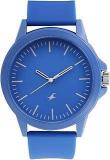 Fastrack The Minimalists Quartz Analog Blue Dial Silicone Strap Unisex Watch NS38024PP27