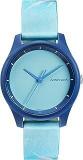 Fastrack Tie & Dye Quartz Analog Blue Dial Silicone Strap Watch For Girls NS68023PP08