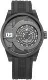 Fastrack Trendies Quartz Analog Black Dial Silicone Strap Watch For Guys NS38058PP03