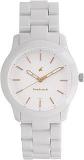 Fastrack Trendies Quartz Analog White Dial Plastic Strap Watch For Girls NS68006PP02