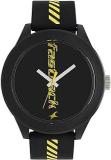 Fastrack Unisex Plastic Analog Black Dial Watch 38003Pp21, Band Color Black