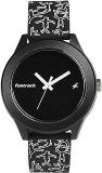 Fastrack Unisex Silicone Analog Black Dial Watch 38003Pp19, Band Color Black