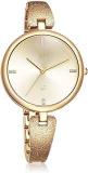 Fastrack Vyb Diva Quartz Analog Rose Gold Dial Stainless Steel Strap Watch For Women FV60005WM01W