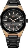 Fastrack Vyb Limitless Quartz Analog Black Dial Black Genuine Leather Strap Watch For Men FV30012KM01W