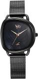 Fastrack Vyb Manifester 2.0 Quartz Analog Black Dial Black Strap Watch For Women_FV60032NM01W