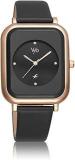 Fastrack Vyb Muse Quartz Analog Black Dial Leather Strap Watch For Girls FV60022WL01W