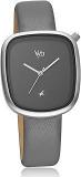 Fastrack Vyb Prodigy Quartz Analog Grey Dial Leather Strap Watch For Women FV60018SL01W