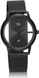 Fastrack Vyb Quartz Analog Black Dial Stainless Steel Strap Watch For Women FV60019NM01W