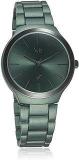 Fastrack Vyb Quartz Analog Green Dial Stainless Steel Strap Watch For Women FV60008KM03W