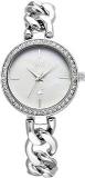 Fastrack Vyb Showstopper 2.0 Quartz Analog Silver Dial Silver Strap Watch For Women_FV60026SM01W