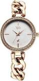 Fastrack Vyb Showstopper Quartz Analog Mother Of Pearl Dial Metal Rose Gold Strap Watch For Girls Fv60026Wm01W