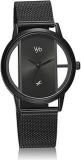 Fastrack Vyb Striker Quartz Analog Black Dial Stainless Steel Strap Watch For Women FV60019NM01W