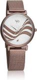 Fastrack Vyb Striker Quartz Analog Silver Dial Stainless Steel Strap Watch For Women FV60013QM01W