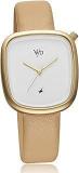 Fastrack Vyb Striker Quartz Analog White Dial Leather Strap Watch For Women FV60018YL01W