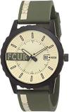 FCUK Analog Beige Dial Men's Watch FK0009C