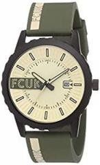 FCUK Analog Beige Dial Men's Watch FK0009C