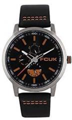 FCUK Analog Black Dial Men's Watch FK0006A