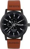 FCUK Analog Black Dial Men's Watch FK0006C