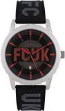 FCUK Analog Black Dial Men's Watch FK0008A