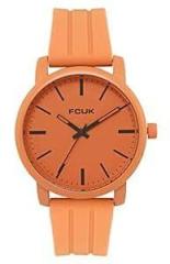 FCUK Analog Orange Dial Men's Watch FK0011B