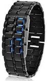 Felizo Digital Black Dial LED Unisex Watch Blue LED16 FZR