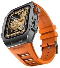 Fire Boltt Asphalt Newly Launched Racing Edition Smart Watch 1.91 Full Touch Screen, Bluetooth Calling, Health Suite, 123 Sports Modes, 400 mAh Battery Rusted Orange