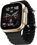 Fire Boltt Gladiator 1.96 Inch Biggest Display Smart Watch With Bluetooth Calling, Voice Assistant &123 Sports Modes, 8 Unique UI Interactions, SpO2, 24/7 Heart Rate Tracking Gold Black