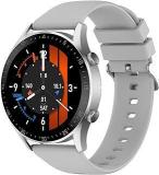 Fire Boltt India's No 1 Smartwatch Brand Talk 2 Bluetooth Calling Smartwatch with Dual Button, Hands On Voice Assistance, 120 Sports Modes, in Built Mic & Speaker with IP68 Rating Silver Grey