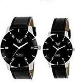 Fogg Analogue Black Dial Men'S And Women'S Watch 5002 Bk Couple Watch