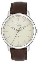 Fossil Analog Beige Dial Men's Watch FS5439