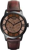 Fossil Analog Brown Dial Men's Leather Band Watch ME3098