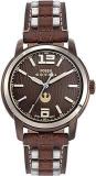 Fossil Analog Brown Dial Unisex's Watch LE1165SET