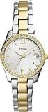 Fossil Analog Gold Dial Women's Watch ES4319