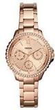 Fossil Analog Gold Dial Women's Watch ES4782