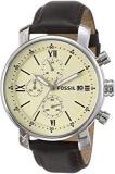 Fossil Analog Off White Men Watch BQ1007