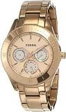 Fossil Analog Rose Gold Dial Women's Watch ES2859