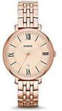 Fossil Analog Rose Gold Dial Women's Watch ES3435