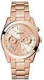 Fossil Analog Rose Gold Dial Women's Watch ES3885