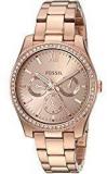 Fossil Analog Rose Gold Dial Women's Watch ES4315