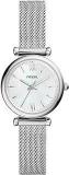 Fossil Carlie Analog White Dial Women's Watch ES4432