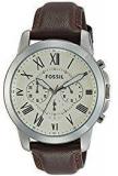 Fossil Chronograph Beige Dial Men's Watch FS4735