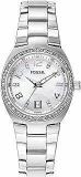 Fossil Colleague Analog Silver Dial Unisex's Watch AM4141 Stainless Steel, Silver Strap