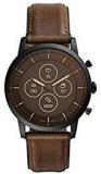 Fossil Collider Hybrid Hr Smartwatch Analog Digital Black Dial Men's Watch FTW7008